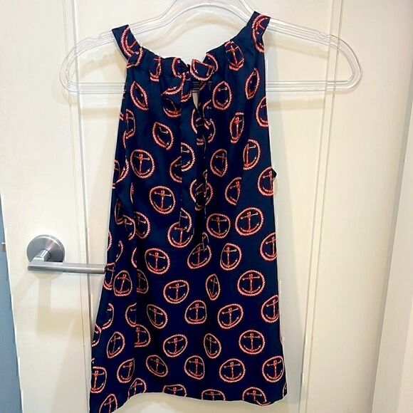 Outback Red Anchor Top Nautical Neck Tie Size Small - Picture 2 of 6